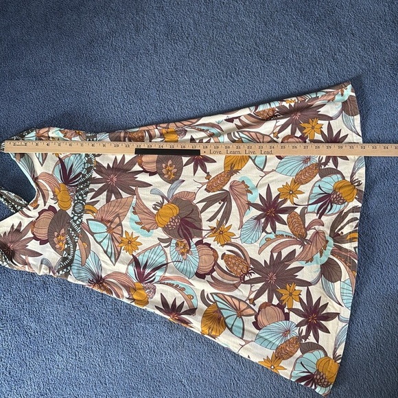 Patagonia Gold and Brown Halter Backless Sundress - Picture 5 of 5